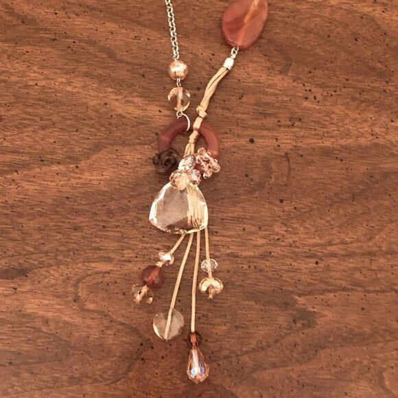 Cara NY | Multi-Color Crystal Beaded Necklace | 40” Adjustable - Picture 3 of 3